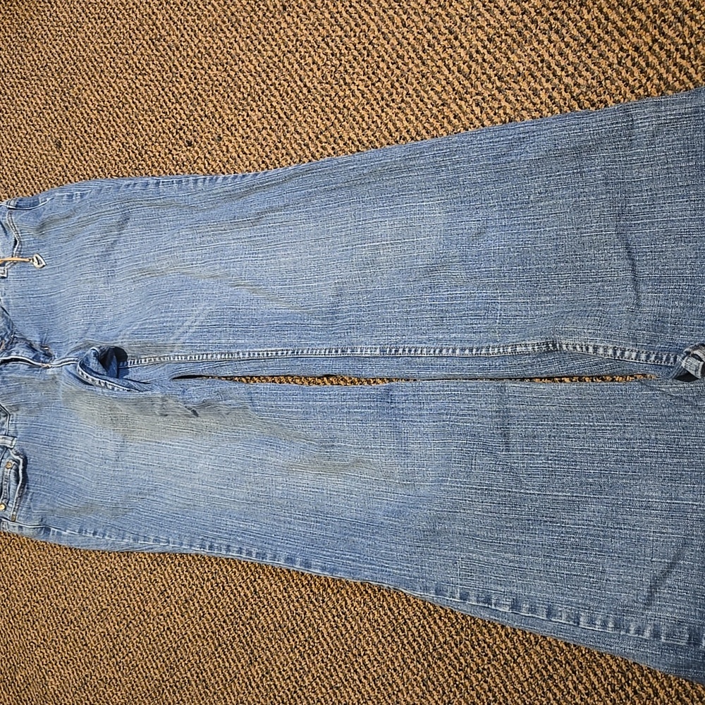 Tralia sodi vintage y2k denim jeans distressed straight leg juniors